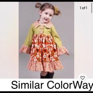 JELLY THE PUG size 6 Jordan Dress 100% Cotton Layer Party Vivid Flower PolkaDot